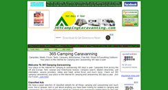 Desktop Screenshot of 365campingcaravanning.com